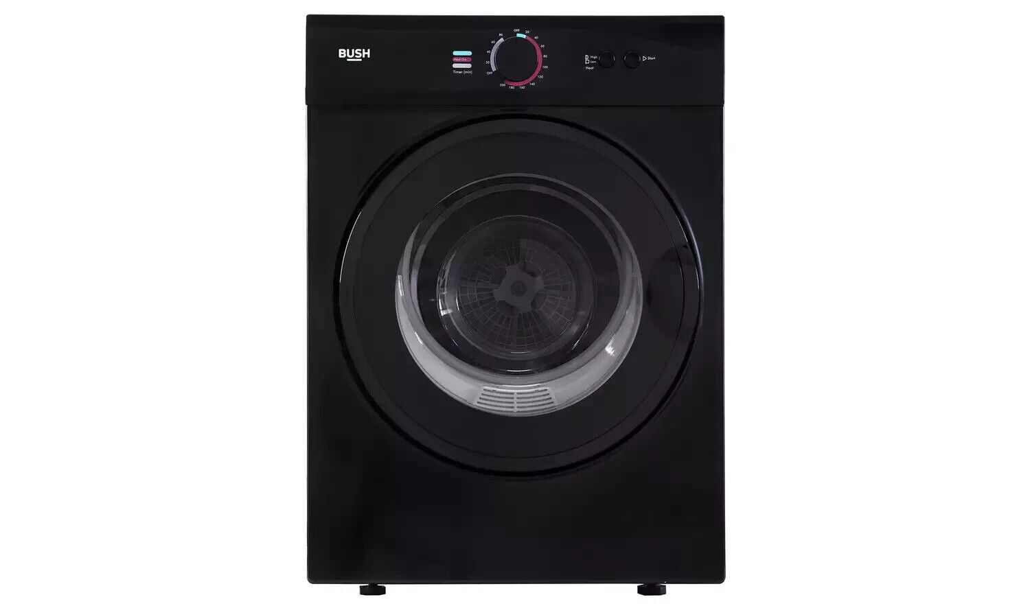 NEW GRADED BLACK BUSH TD3CNBB 3KG MINI VENTED DRYER FREE UK DELIVERY