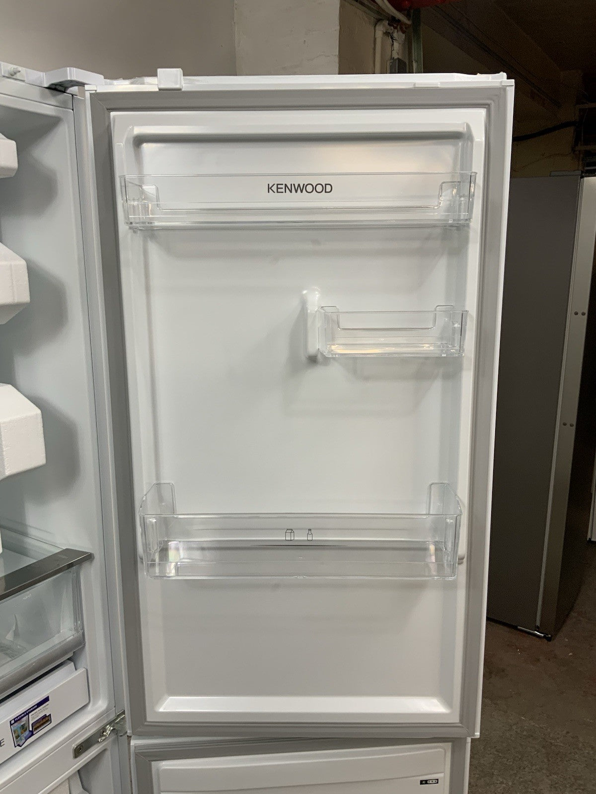 New Graded KENWOOD KNF55WD24 55/45 Fridge Freezer - White RRP £429 P20