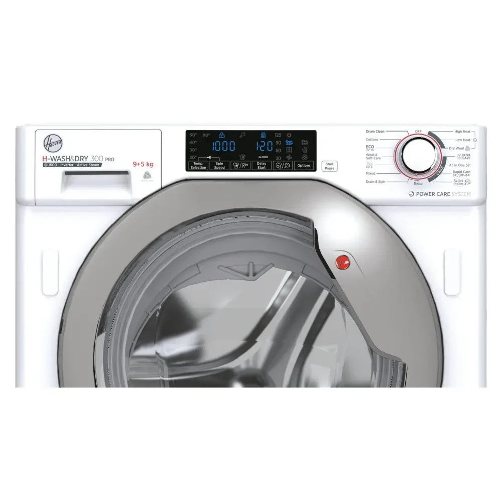 New Graded HOOVER HBWOS69TAME Integrated 9 kg 1600 Washing Machine RRP£549 K4