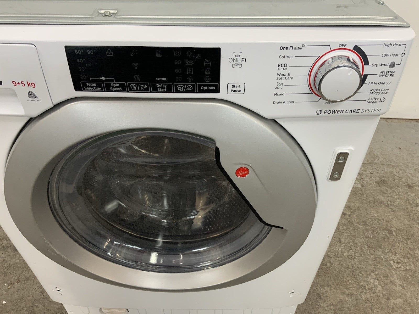 New Graded HOOVER HBWOS69TAME Integrated 9 kg 1600 Washing Machine RRP£549 K4
