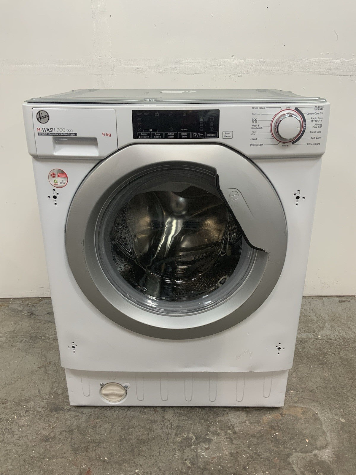 New Graded Hoover HBWOS 69TAMSE 9KG Integrated Washing Machine  RRP £569 K20