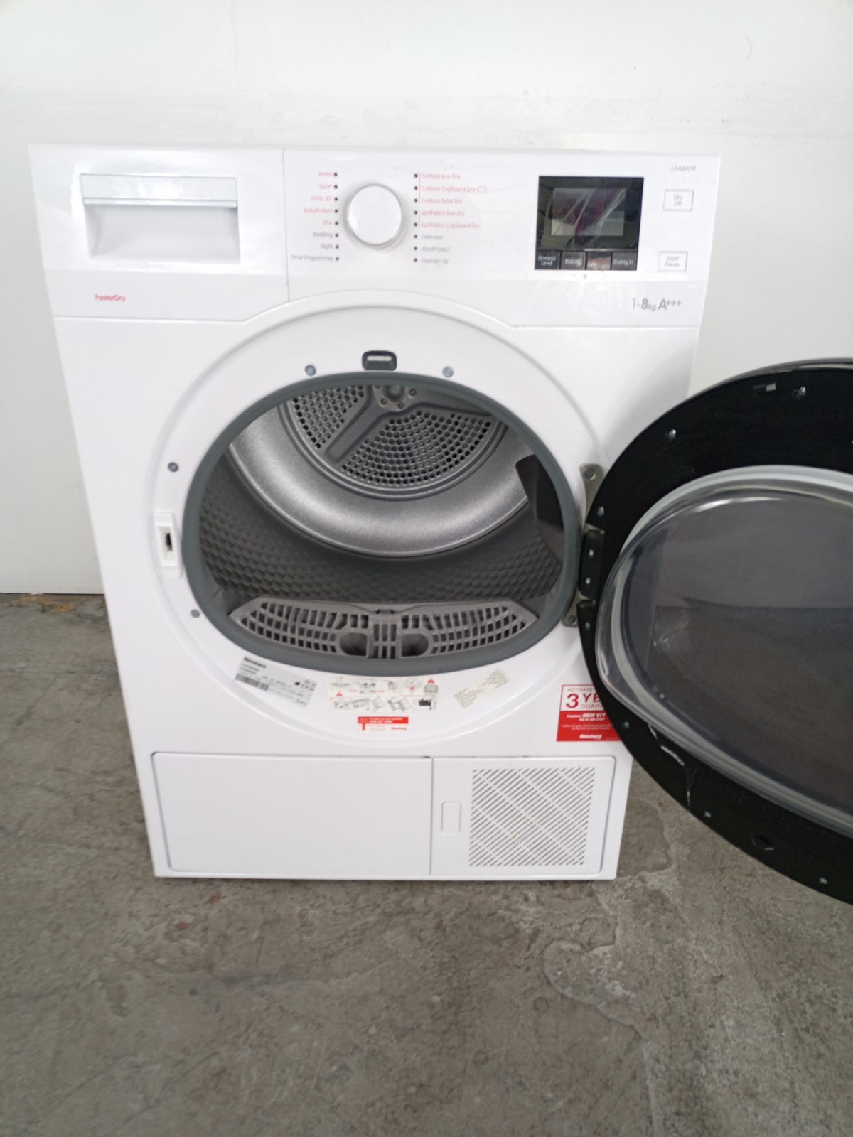 Beko LTH3842W 8kg Heat Pump Condenser Tumble Dryer A+++ RRP£539 E94