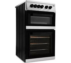 New Graded Silver Beko KDC5422AS  50 cm Electric Ceramic Cooker - RRP£399 W16