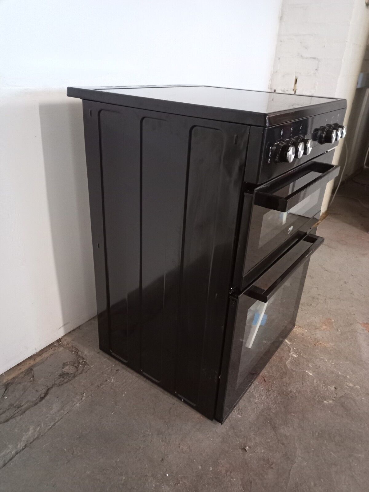 New Graded Black  Beko EDC634K  60cm Electric Double Cooker RRP£459 - UK Del X13