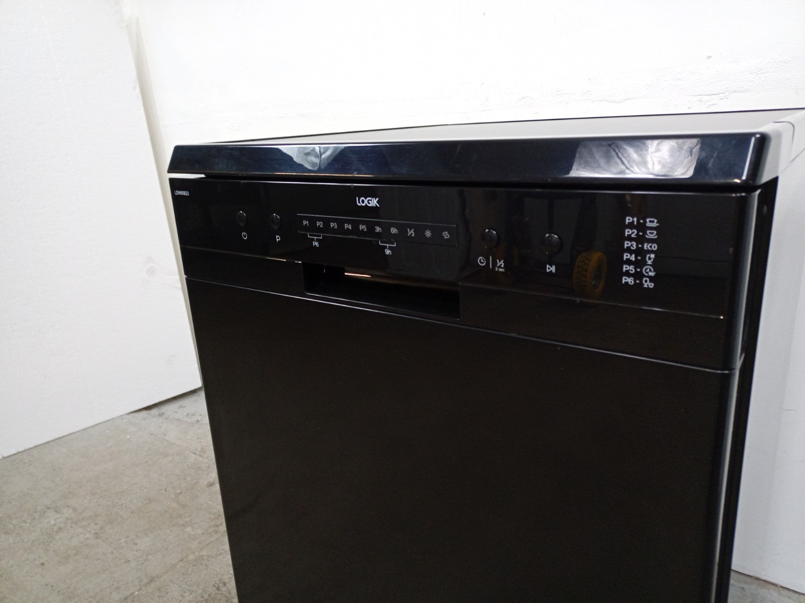 New Graded Black Logik  LDW60B23 Full Size Dishwasher RRP£249 C15