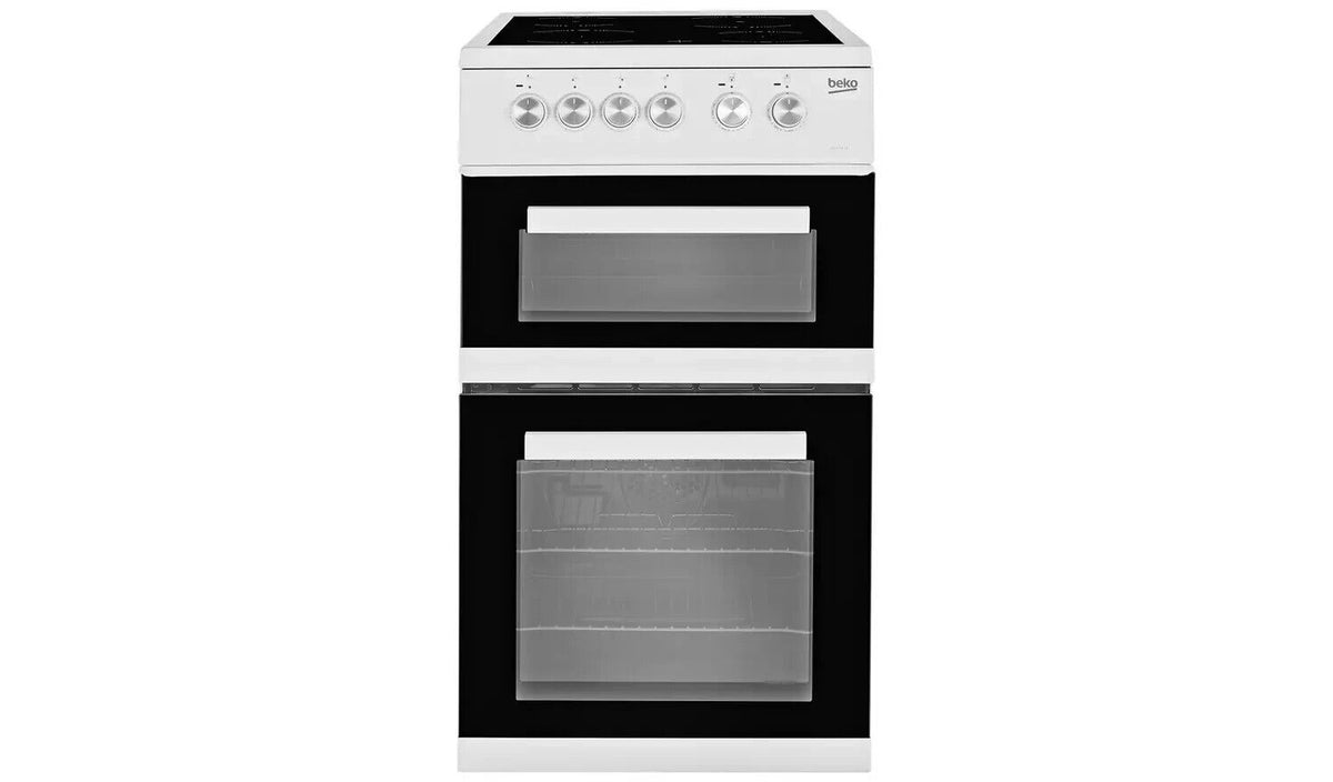 New Graded Beko KDVC563AW  50 cm Electric Ceramic Cooker - RRP£399 L5