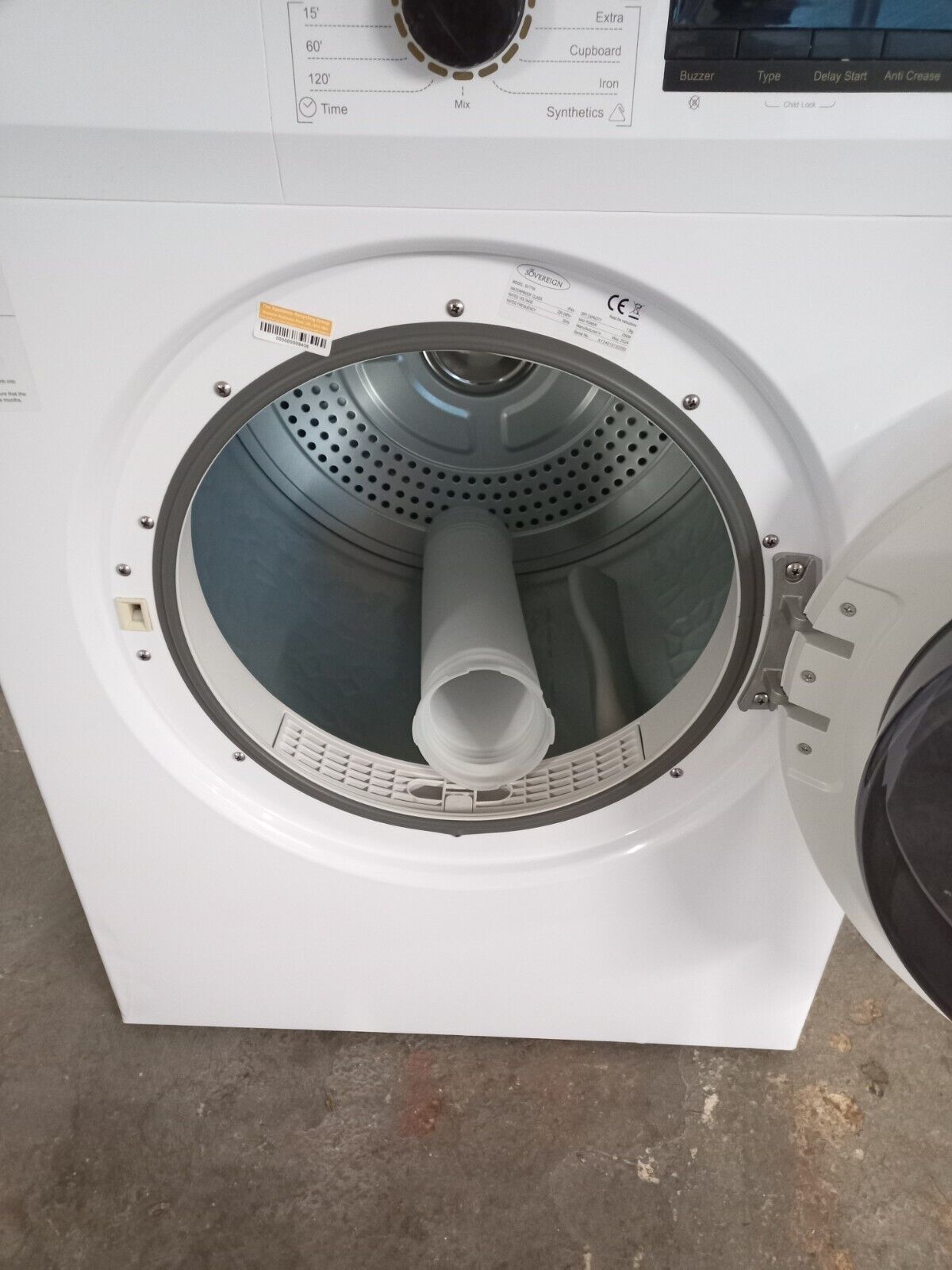 New Graded White Sovereign SVT7W 7KG Vented Tumble Dryer RRP £299 UK Del X60