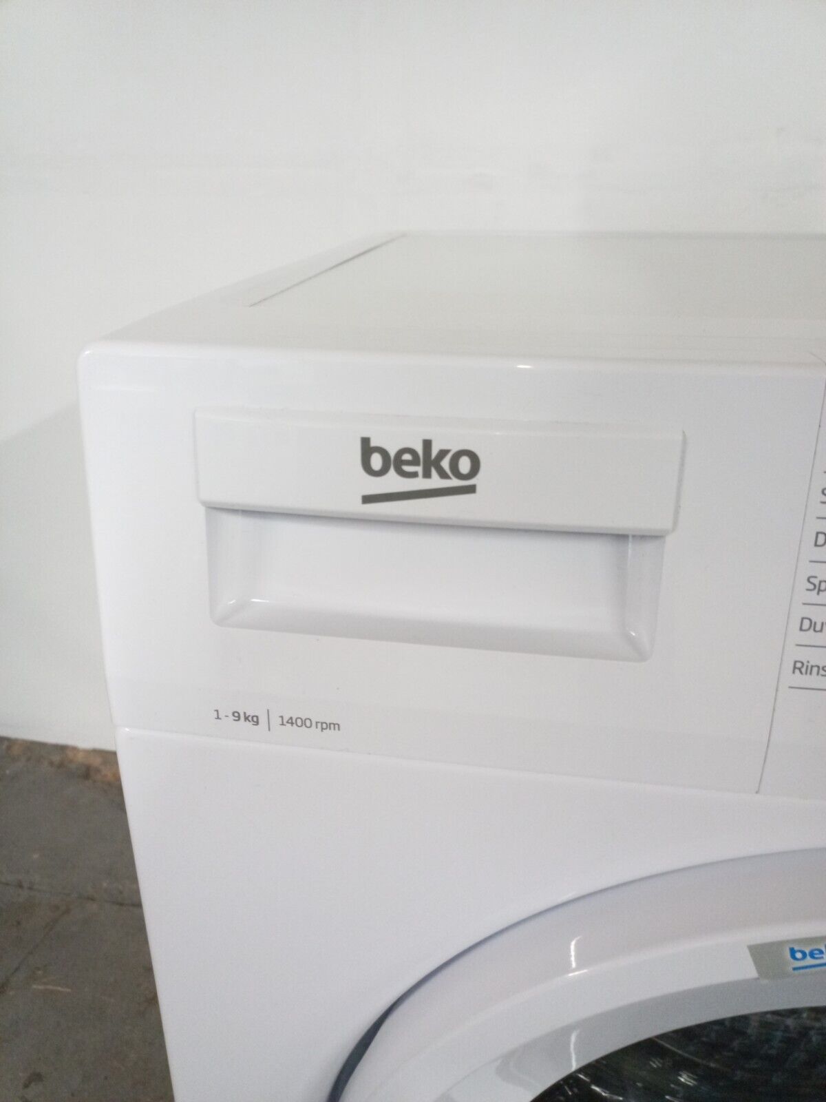 New Graded Beko WTL94151W 9 kg 1400 Spin Washing Machine RRP£349 Q26