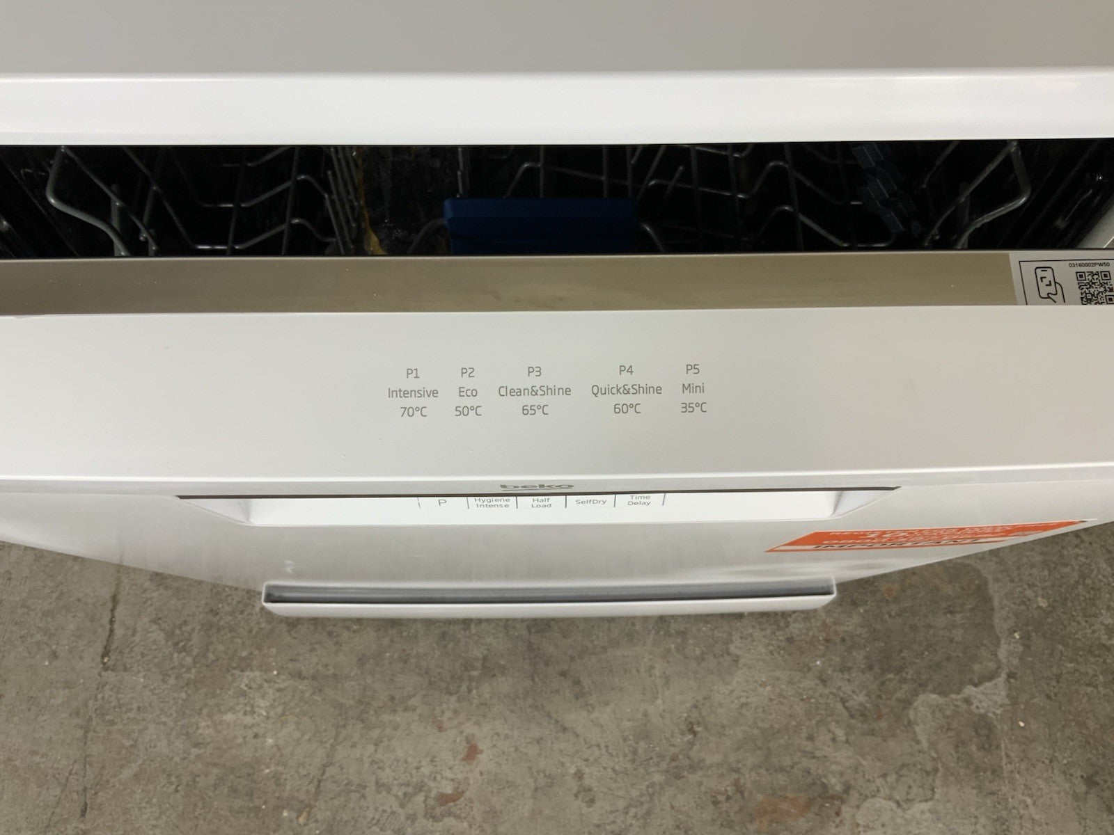 New Graded White BEKO BDFN15430W Pro HygieneIntense  Full-size Dishwasher F35