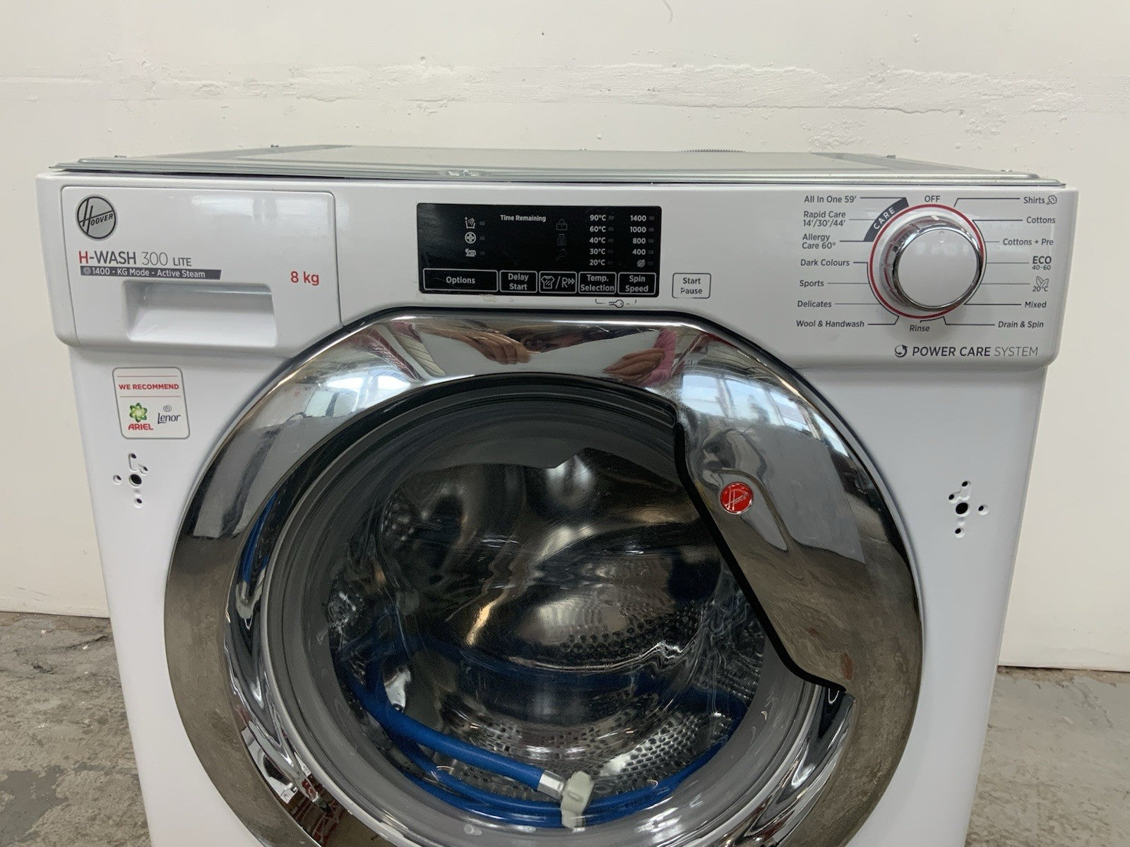 New Graded Hoover HBWS 48D1ACE-80 Integrated Washing Machine, 8kg, 1400 Spin K17