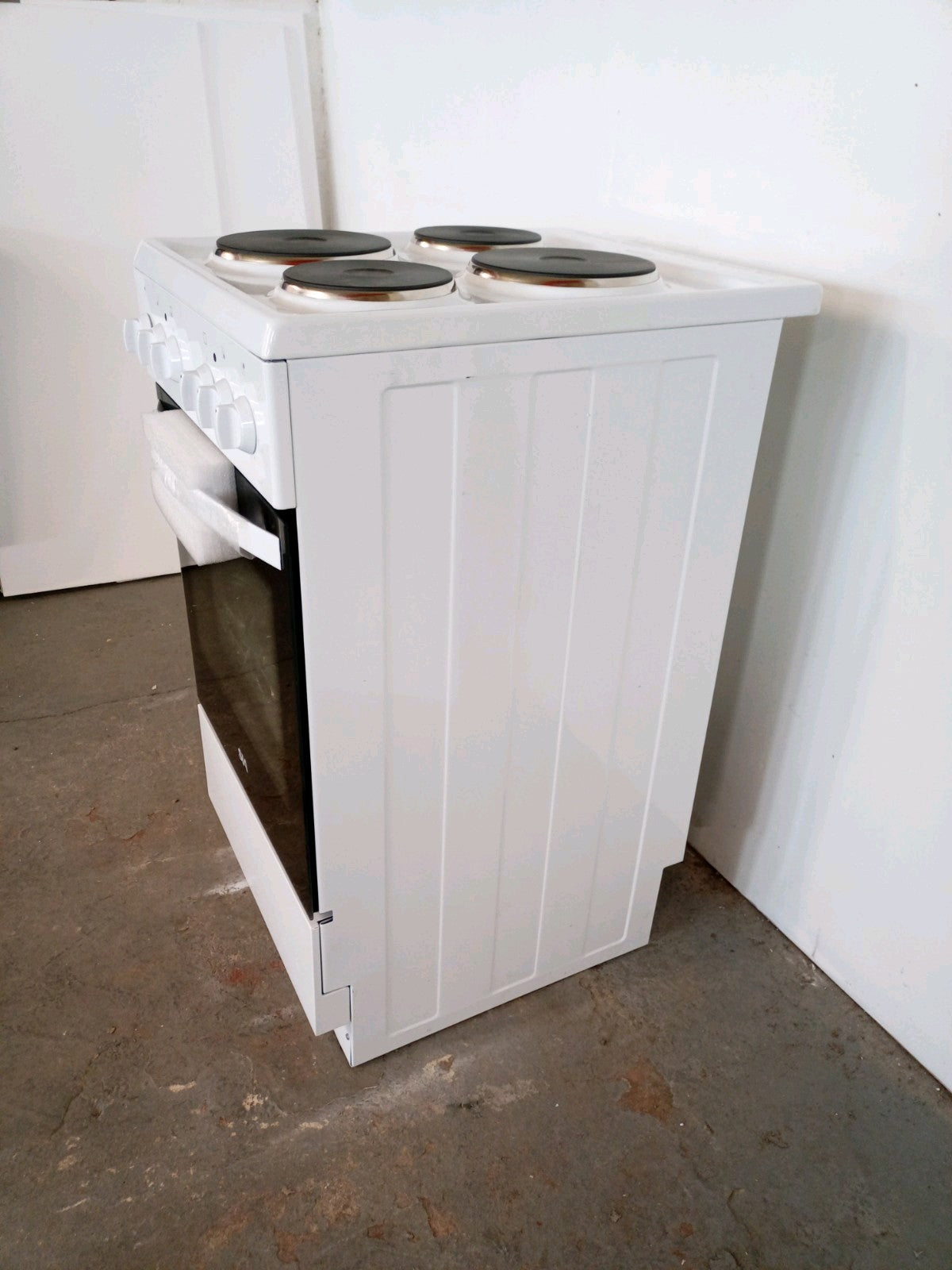 New Graded White SIA ESXB50W 50cm Electric Single Cooker RRP£345 -L24