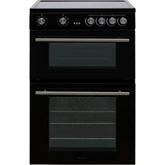 New Graded Hisense HDE3211BBUK Double Oven Electric Cooker with Ceramic Hob  K48