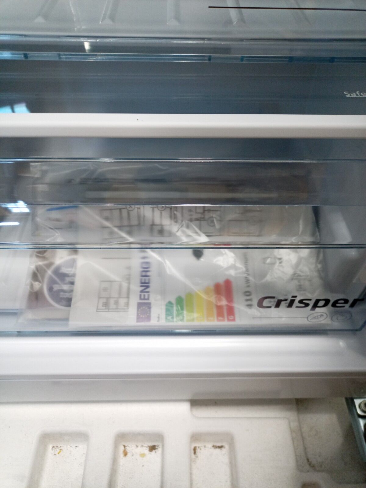 New Stainless Steel Beko ASD2542VX American Fridge Freezer RRP£899 F14