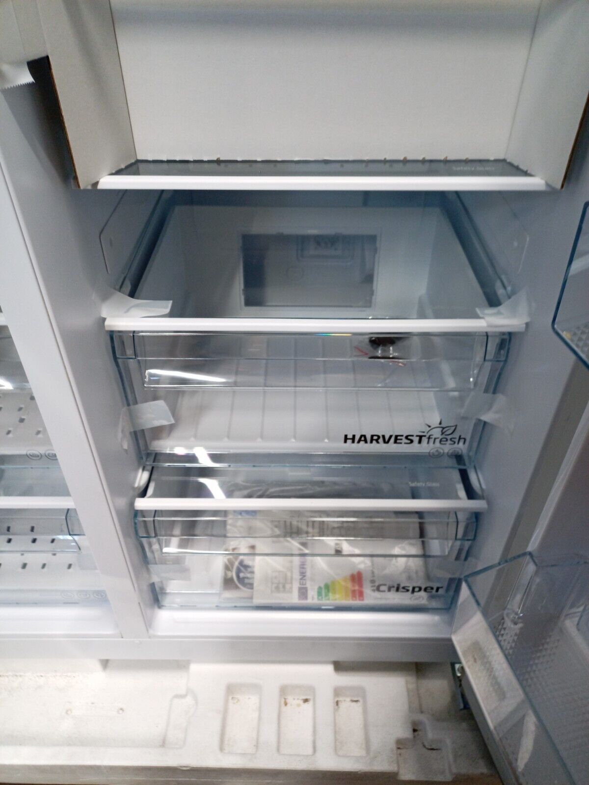 New Stainless Steel Beko ASD2542VX American Fridge Freezer RRP£899 F14