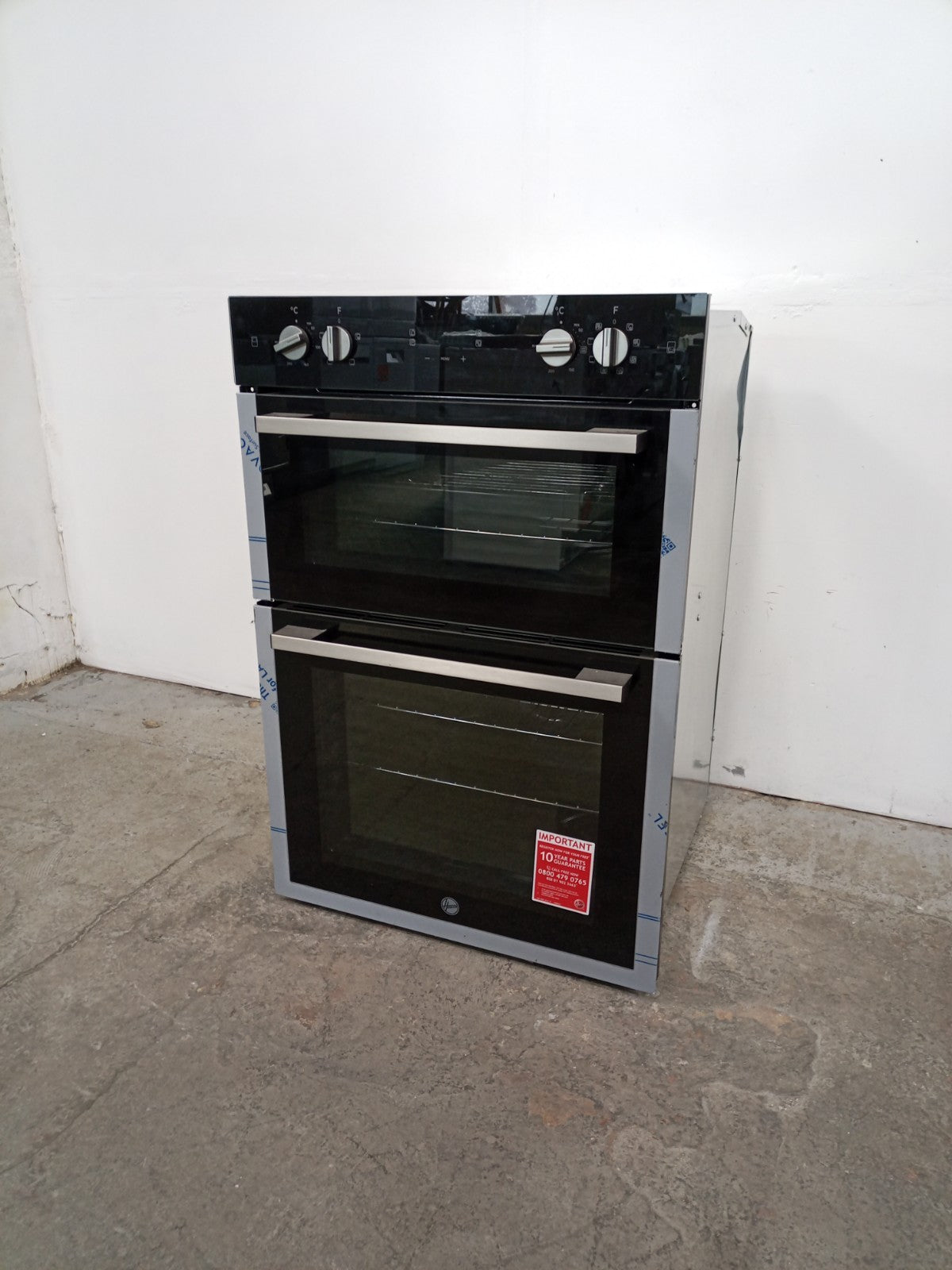 New Graded Hoover HO9DC3UB308BI Built In Electric Double Oven RRP£439 A1