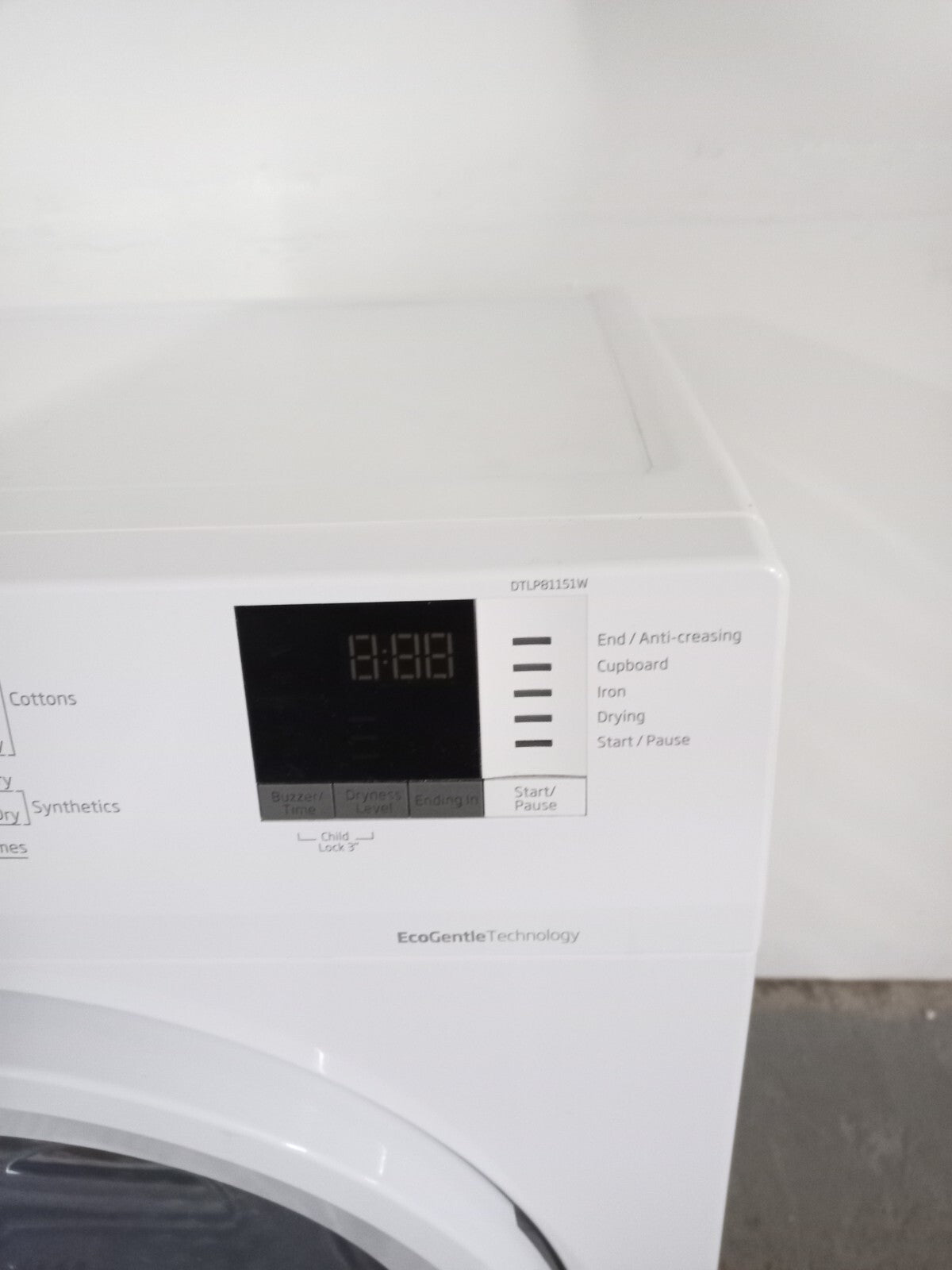 New Graded  Beko DTLP81151W 8kg Heat Pump Tumble Dryer RRP£399 X61