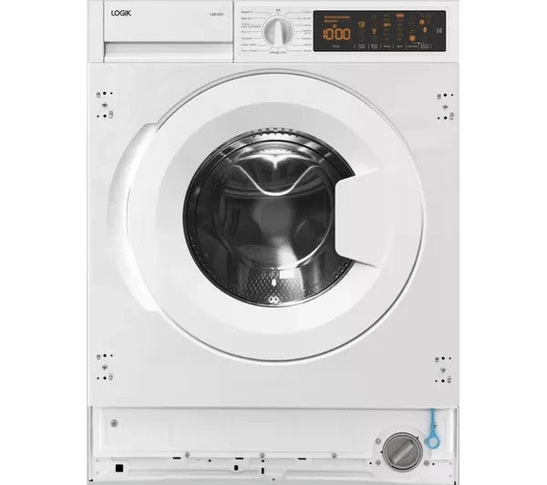 New Graded LOGIK LIW812W22 Integrated 8 kg 1200 Washing Machine RRP£329 M8