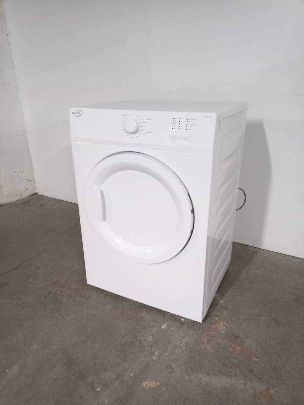 New Graded Zenith ZDVS700W  7Kg Vented Dryer RRP £259 N15