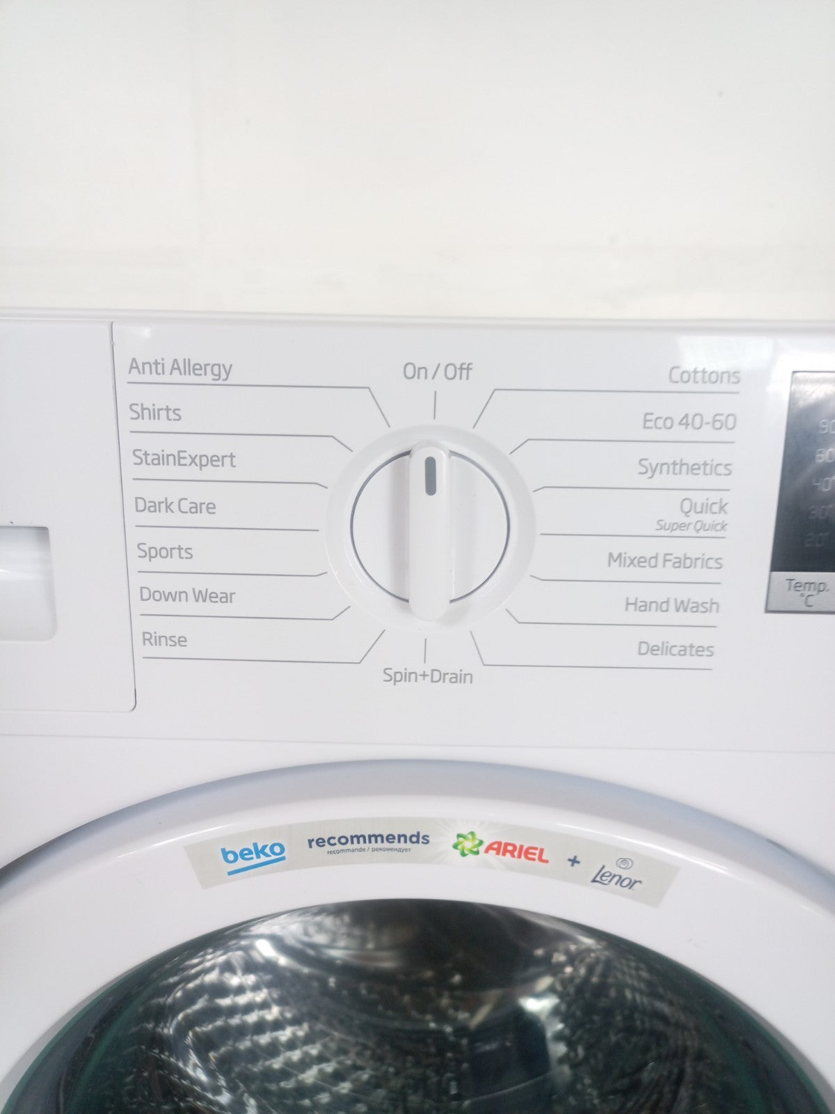 New Graded Beko WTIK74151F Integrated 7 kg 1400 Spin Washing Machine Y25