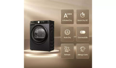 New Boxed Hisense DH3S902BB3 9Kg Heat Pump Dryer A+++ Black RRP£549 M23