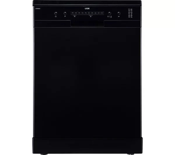 New Graded Black Logik  LDW60B23 Full Size Dishwasher RRP£249 C15