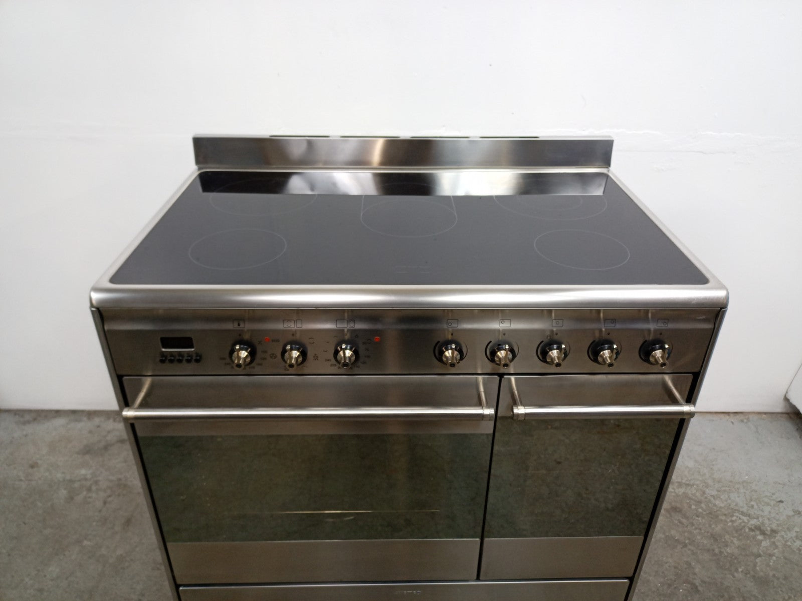 Graded Smeg SUK92CMX9 90cm Electric Range Cooker Induction RRP£1999 S66
