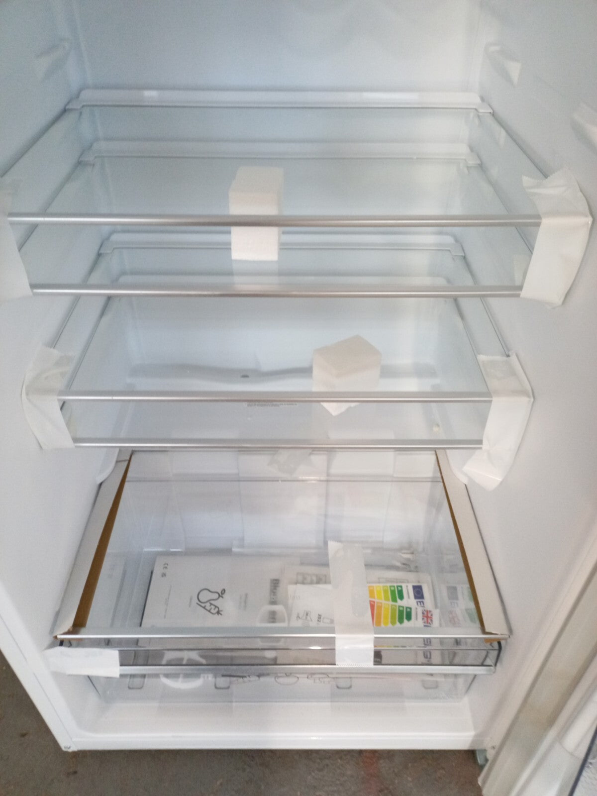 New Graded  Beko SSM4554 Tall Larder FrIdge RRP £419! -P7