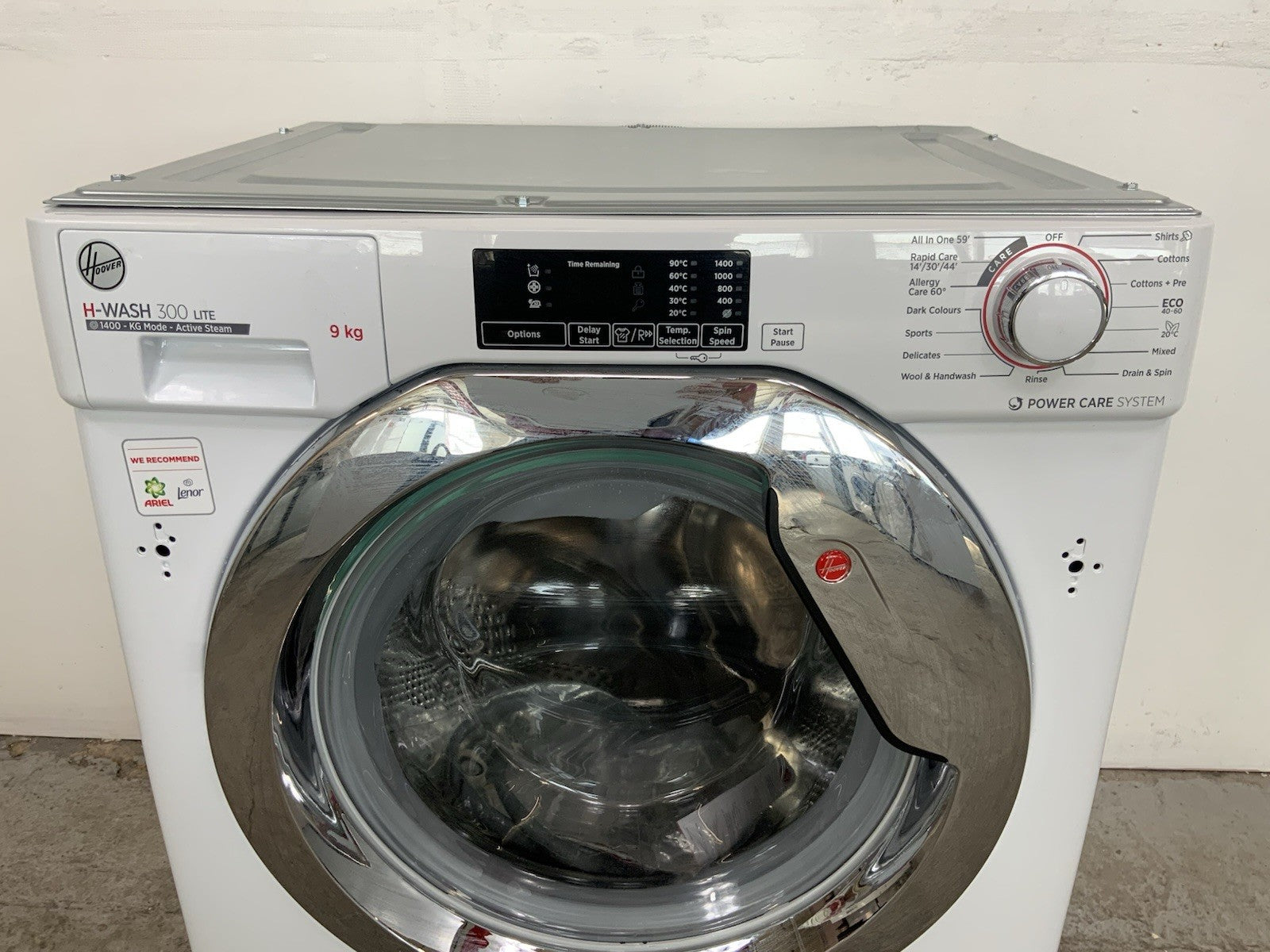 New Graded Hoover HBWS 49D1ACE 9KG Integrated Washing Machine  RRP £539 K13