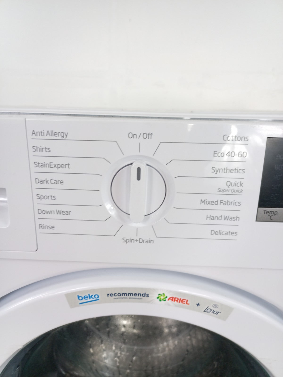 New Graded Beko WTIK74151F Integrated 7 kg 1400 Spin Washing Machine E61