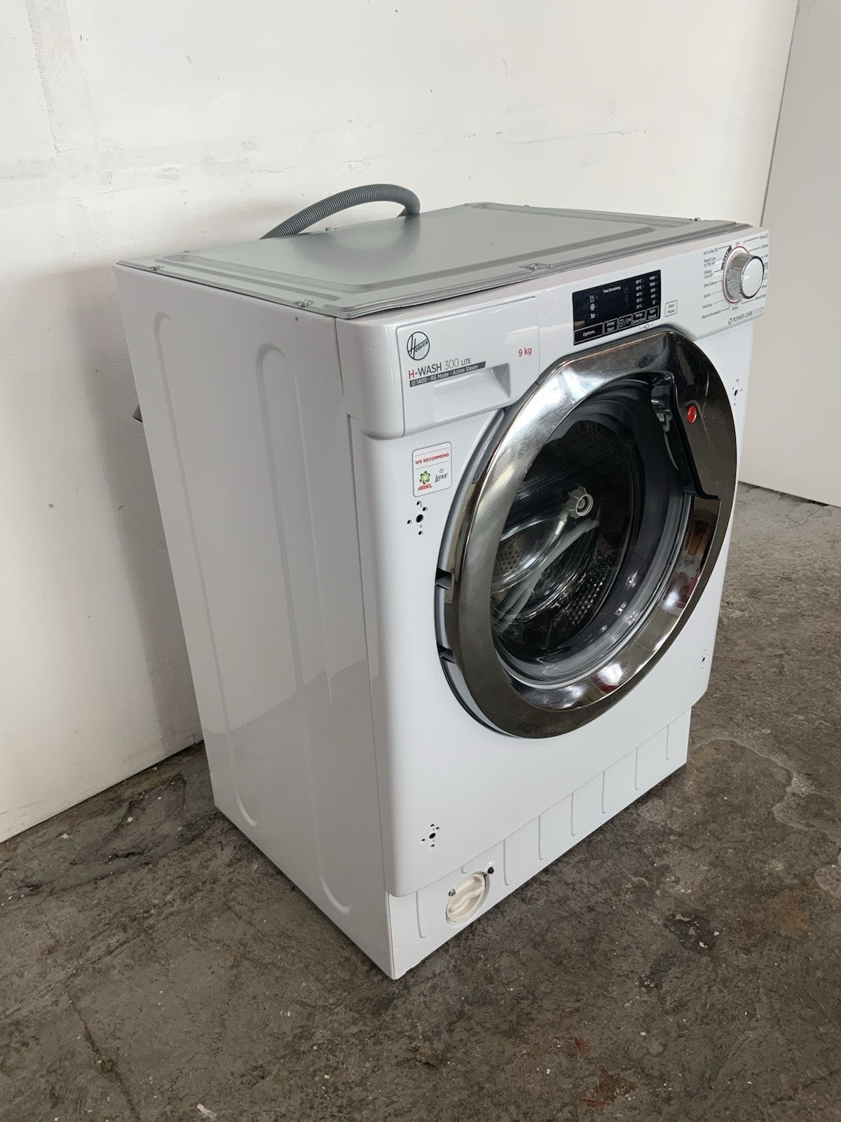 New Graded Hoover HBWS 49D1ACE 9KG Integrated Washing Machine  RRP £539 K10