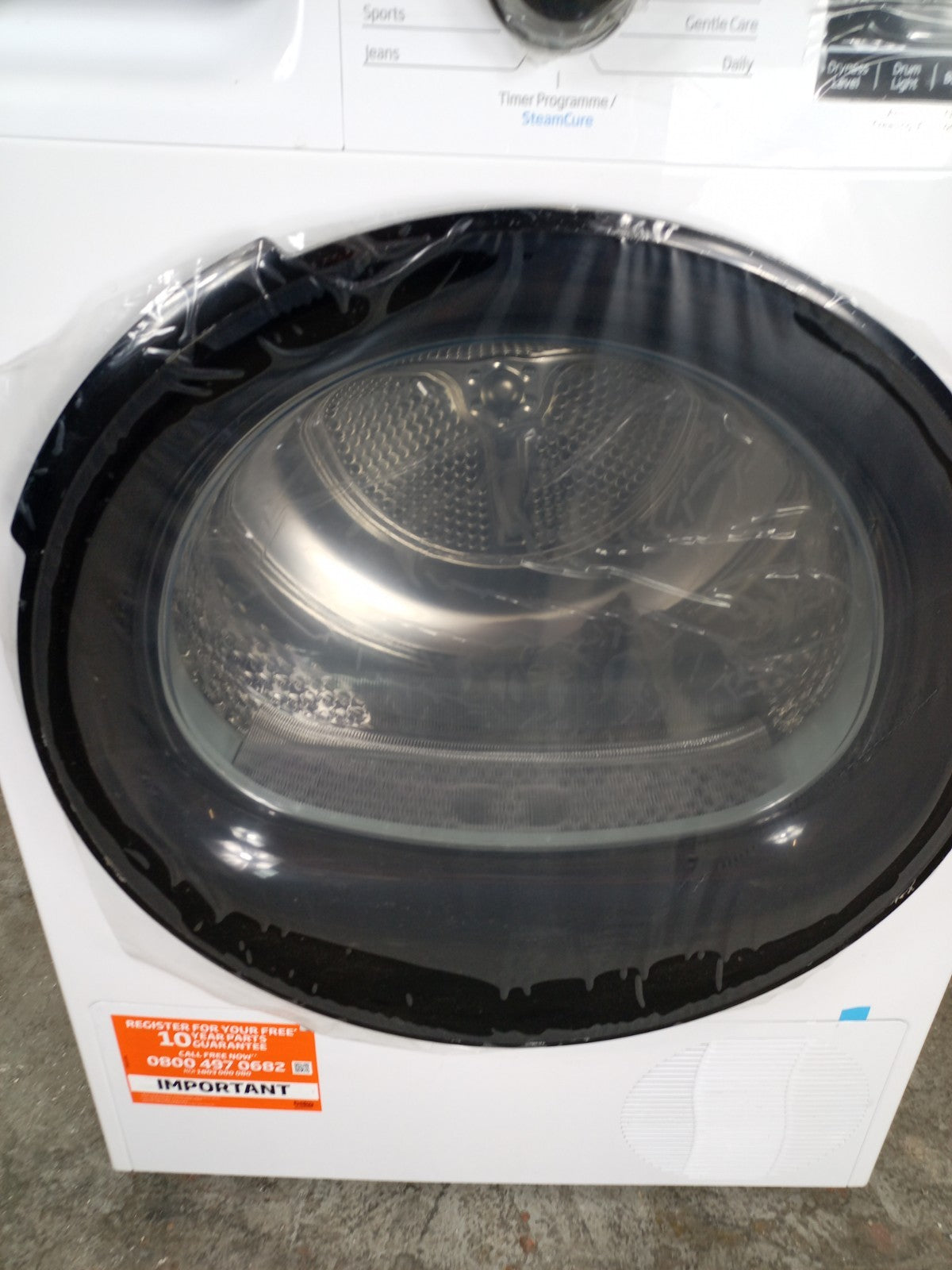 New Graded Beko Pro BM3T3833W 8Kg Heat Pump Tumble Dryer  White A++ Rated P38