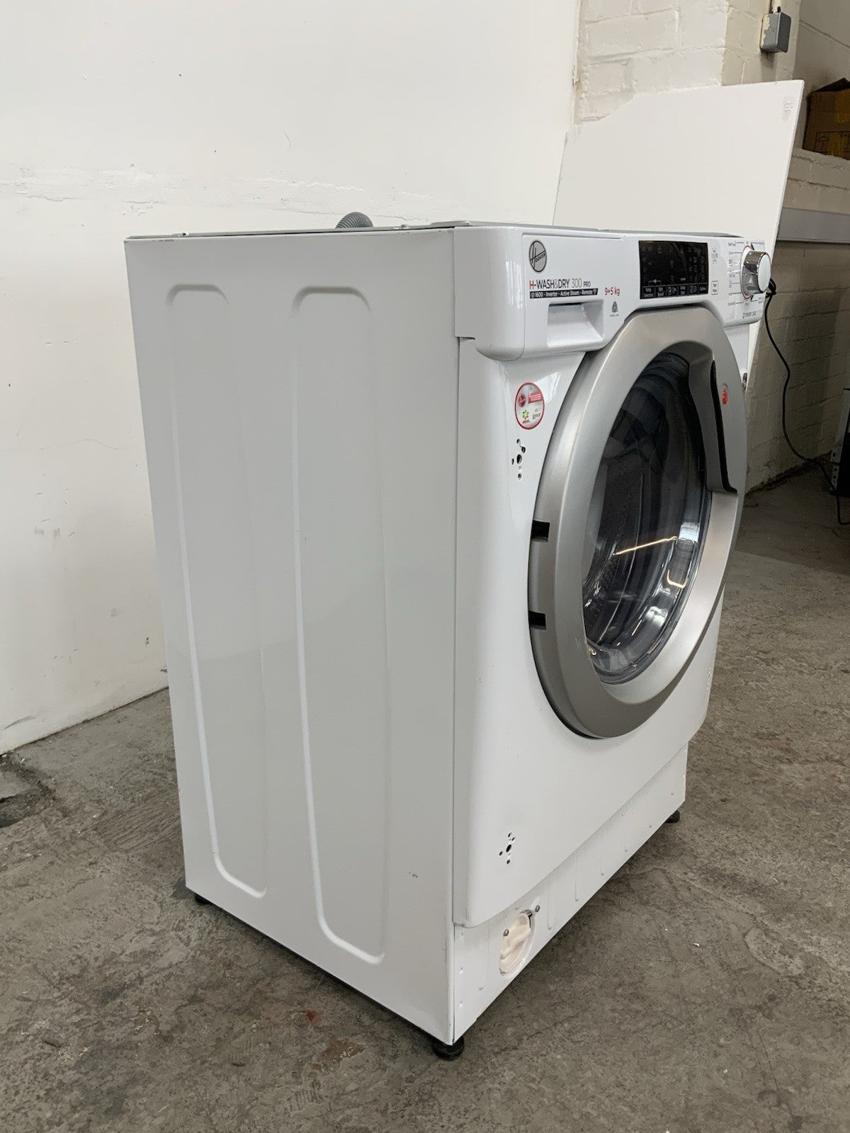 New Graded HOOVER HBWOS69TAME Integrated 9 kg 1600 Washing Machine RRP£549 K4