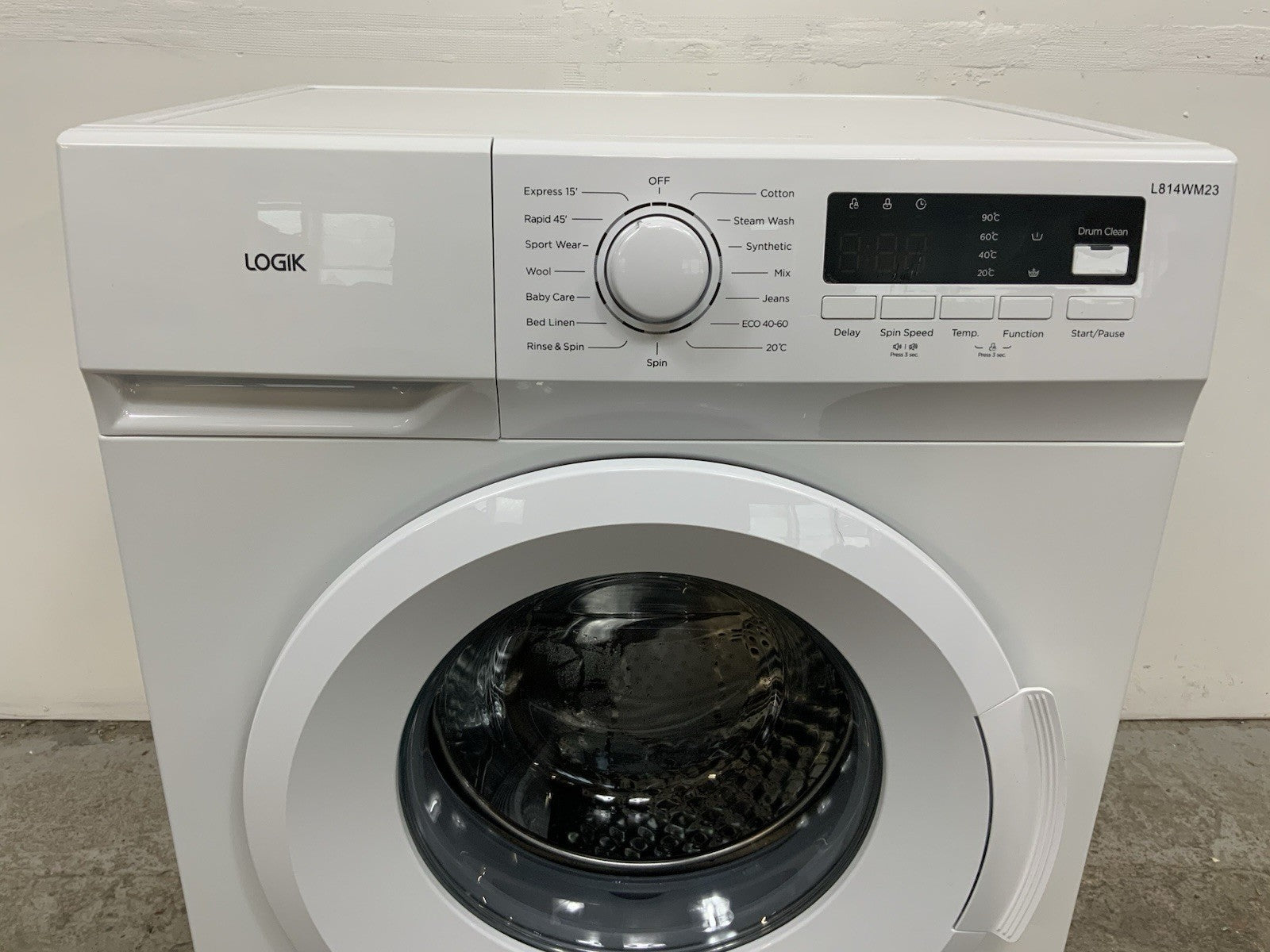 New Graded LOGIK L814WM23 8 kg 1400 Spin Washing Machine - WhiteRRP£209 R40