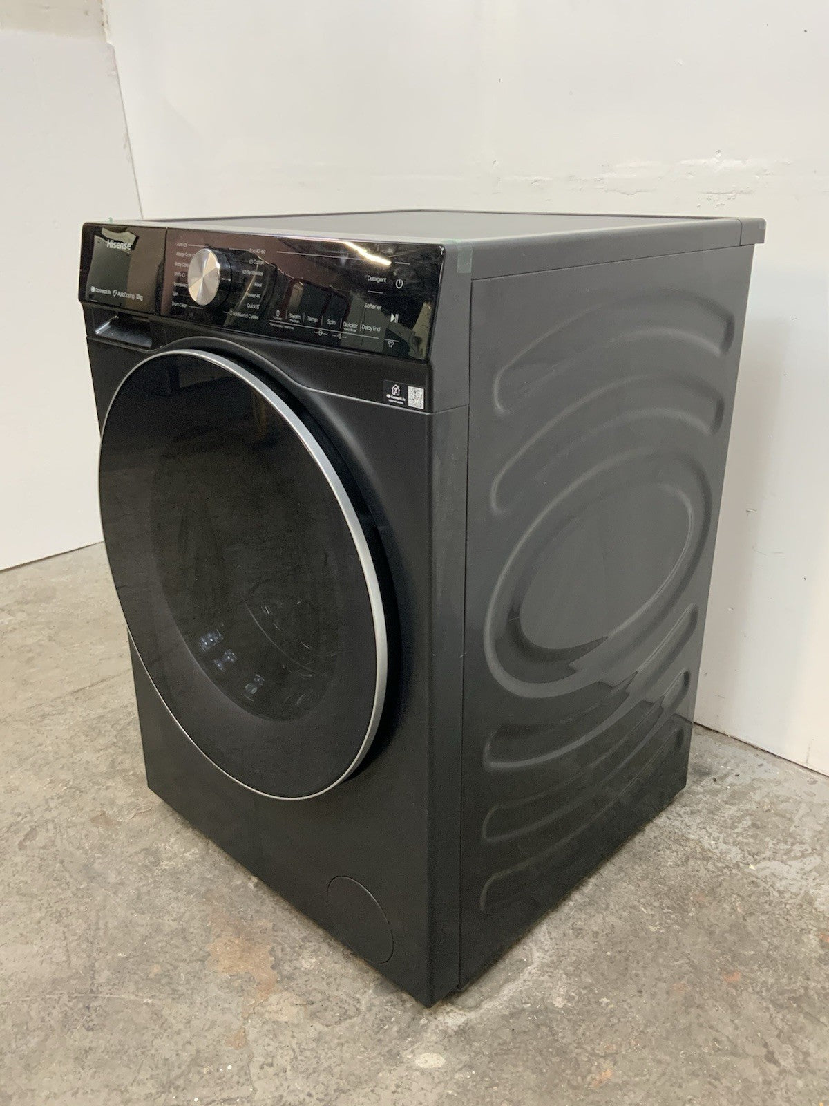 New Graded HISENSE 5S Series Auto WF5S1245BB WiFi 12 kg Washing Machine R55