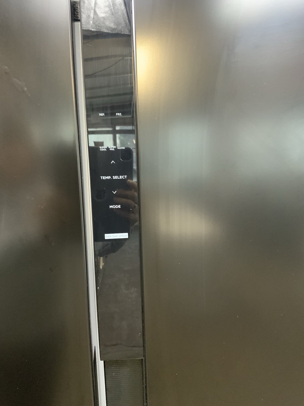 New Graded Bush MESBSB23E American Fridge Freezer - Black RRP £529 K69