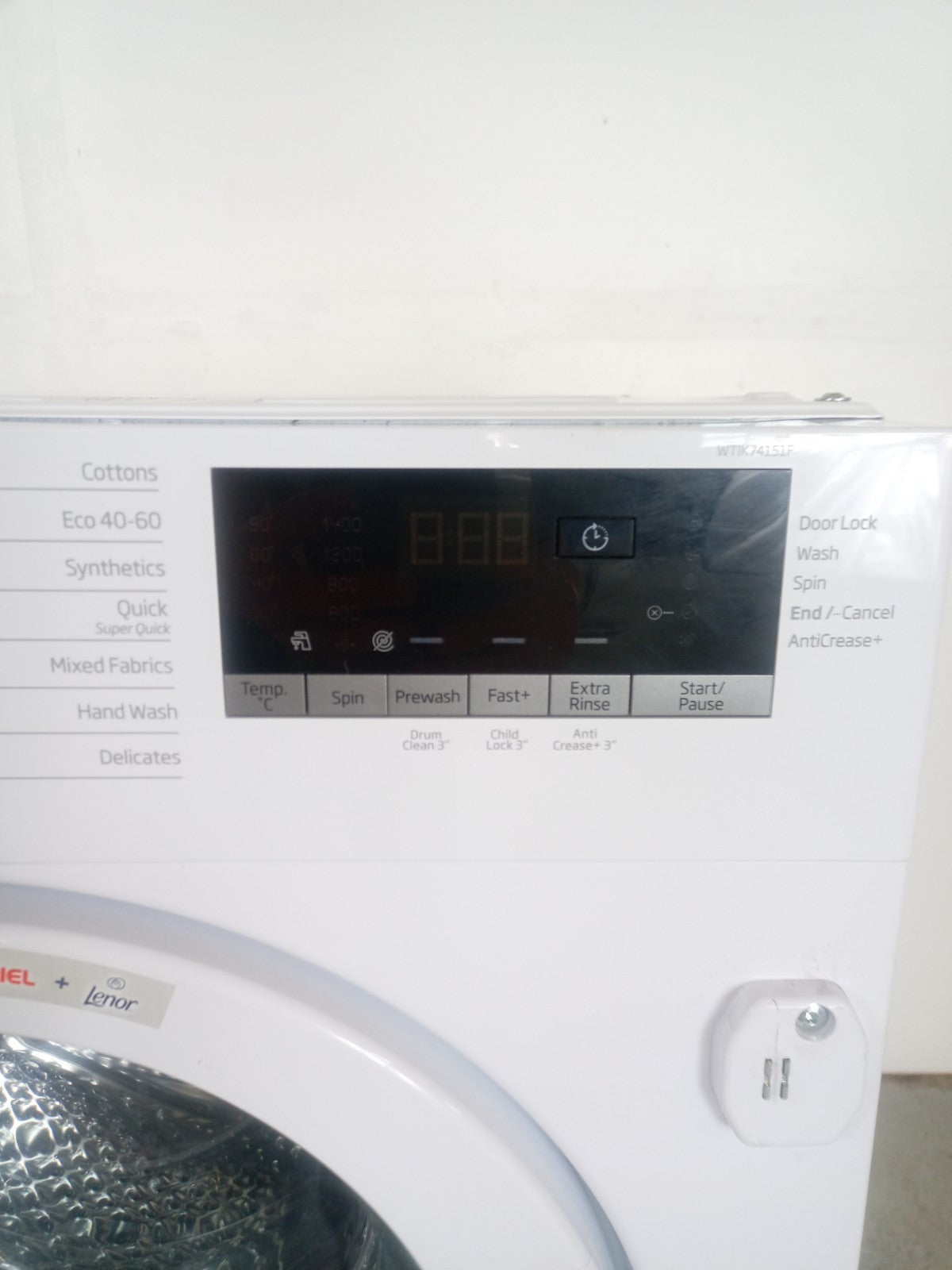 New Graded Beko WTIK74151F Integrated 7 kg 1400 Spin Washing Machine Y25