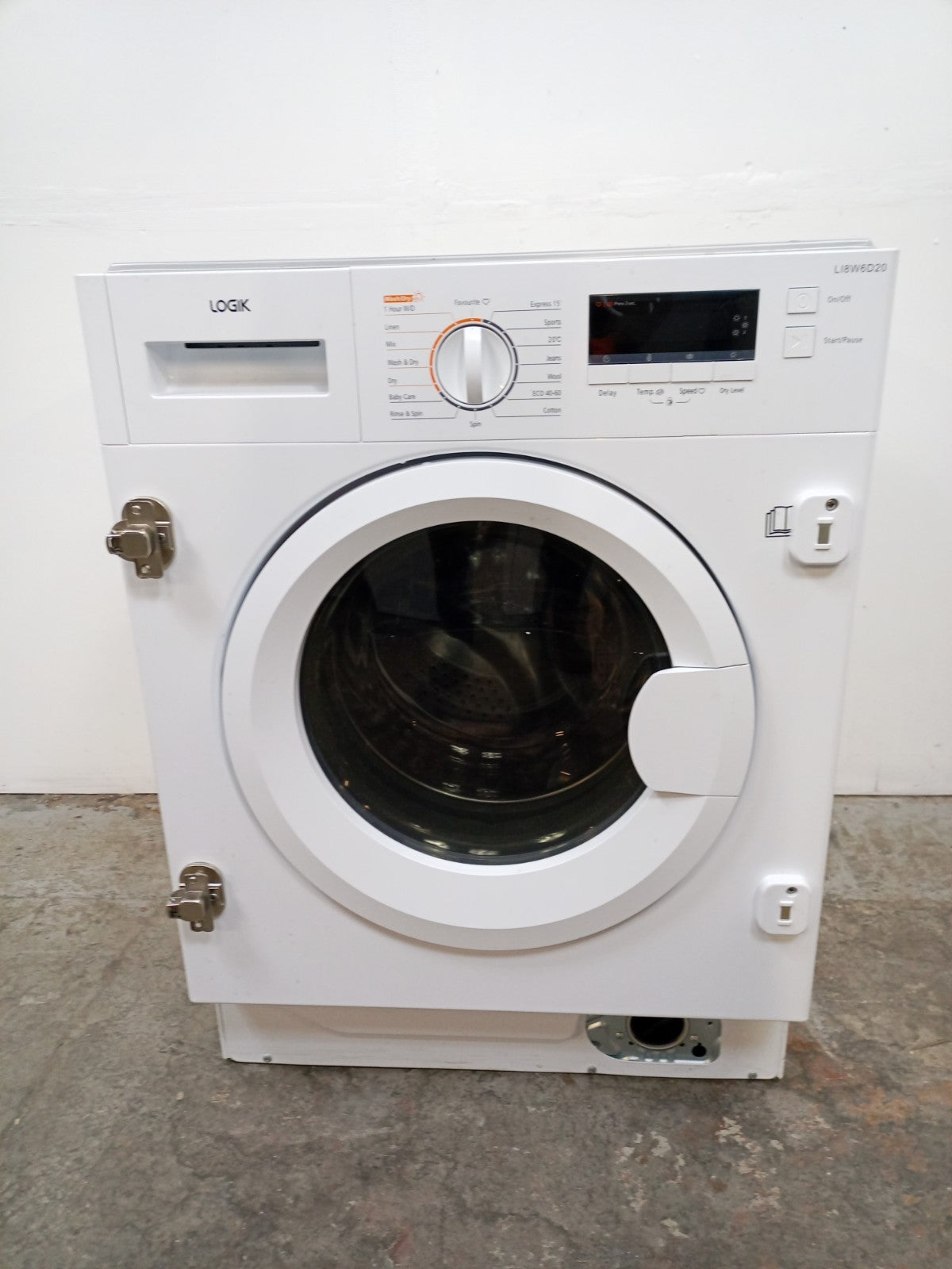 New Graded Logik LI8W6D20 Integrated 8/6kg Washer Dryer RRP£39 C20