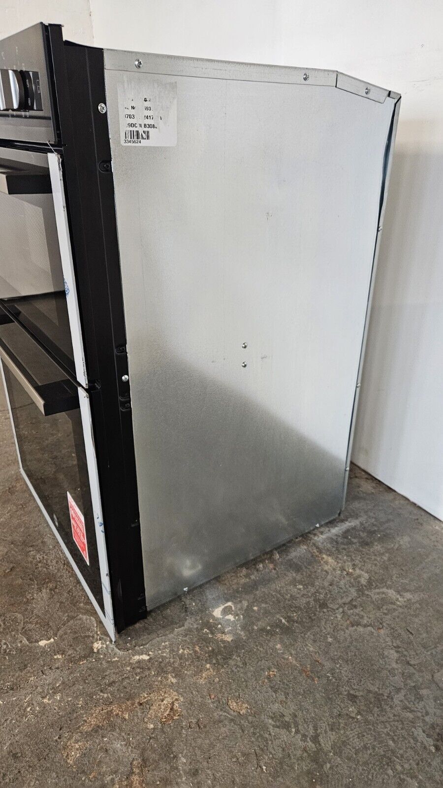 New Graded  HOOVER HO9DC3UB308BI Electric Built-in Double Oven RRP £429 (A1)