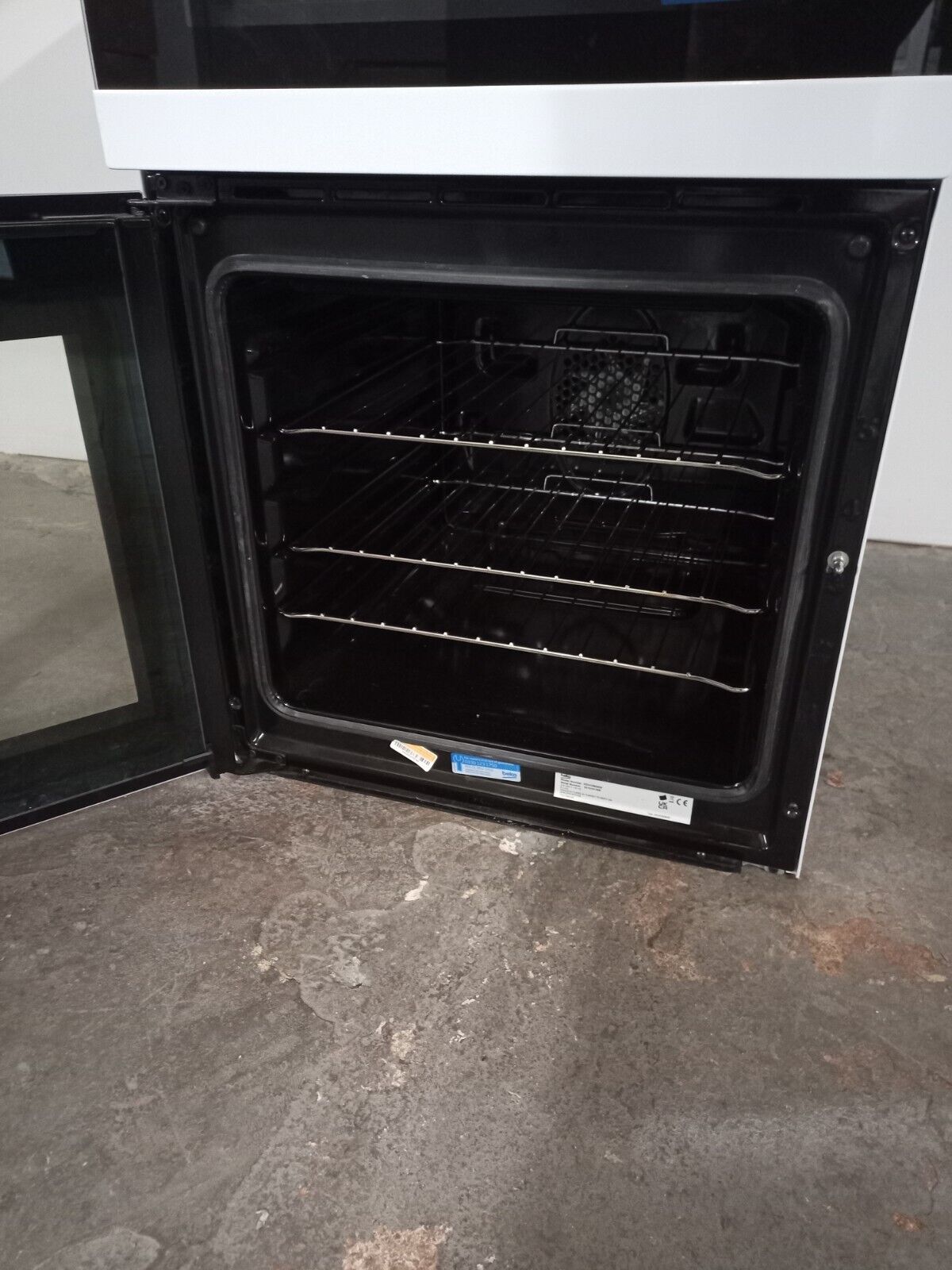 New Graded Beko KDVC563AW  50 cm Electric Ceramic Cooker - RRP£399 L5