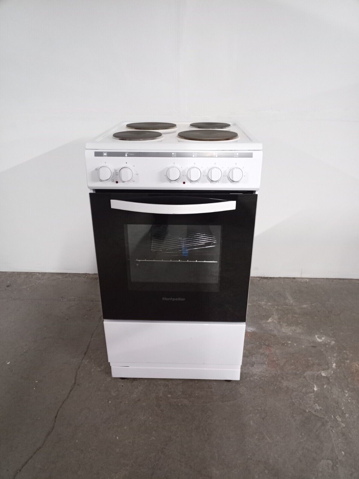 New Graded White Montpellier MSE46W 50cm Electric Single Cooker RRP£239 - N17