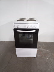 New Graded White Montpellier MSE46W 50cm Electric Single Cooker RRP£239 - N17