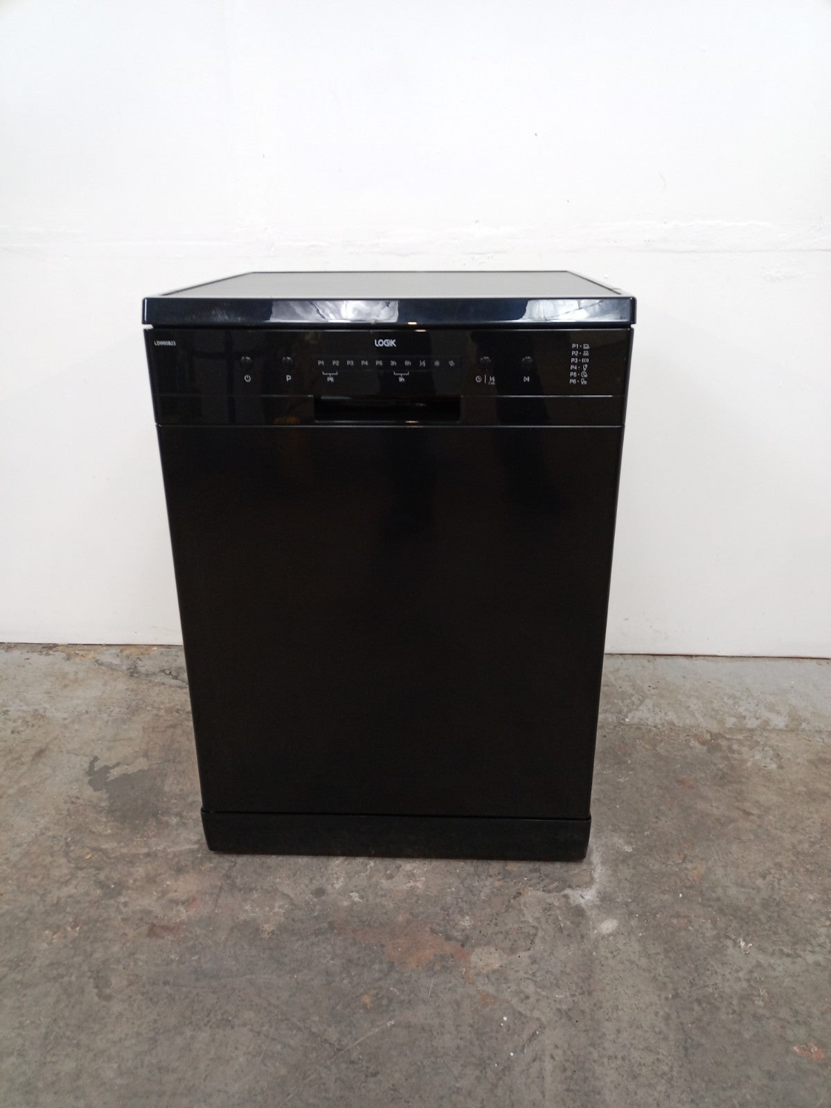New Graded Black Logik  LDW60B23 Full Size Dishwasher RRP£249 C15