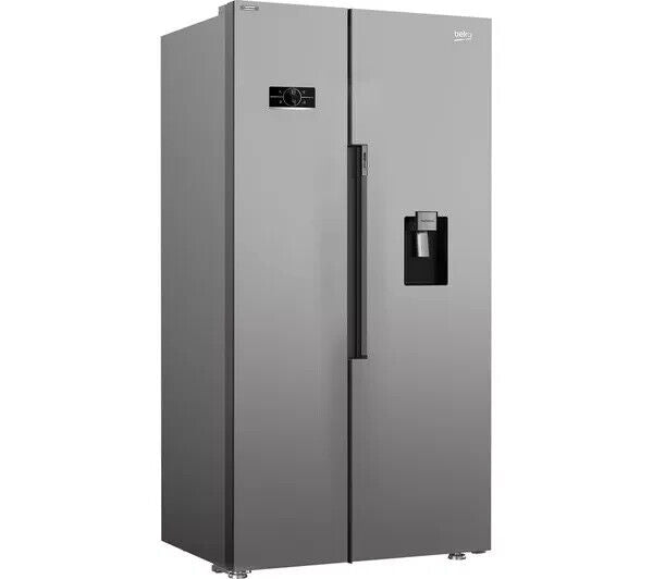 New Stainless Steel Beko ASD2542VX American Fridge Freezer RRP£899 F14