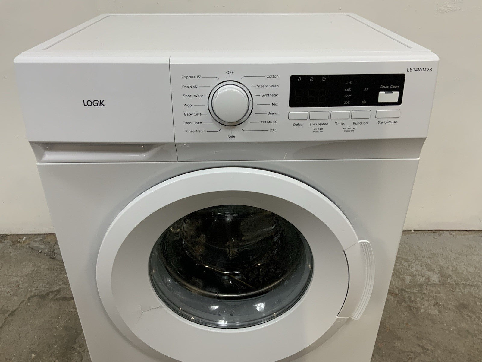 New Graded LOGIK L712WM23 7 kg 1200 Spin Washing Machine - White RRP£239 P38