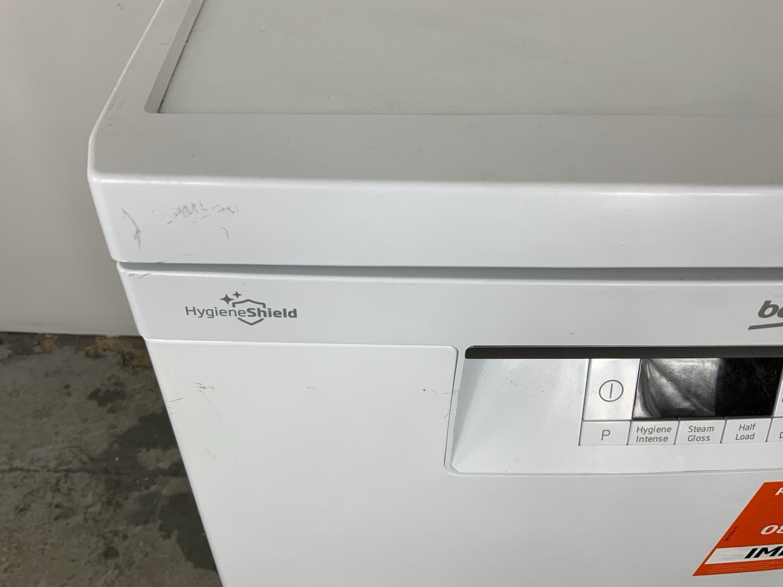 New Graded Beko HygieneIntense BDFS16020W Slimline Dishwasher - White - F33
