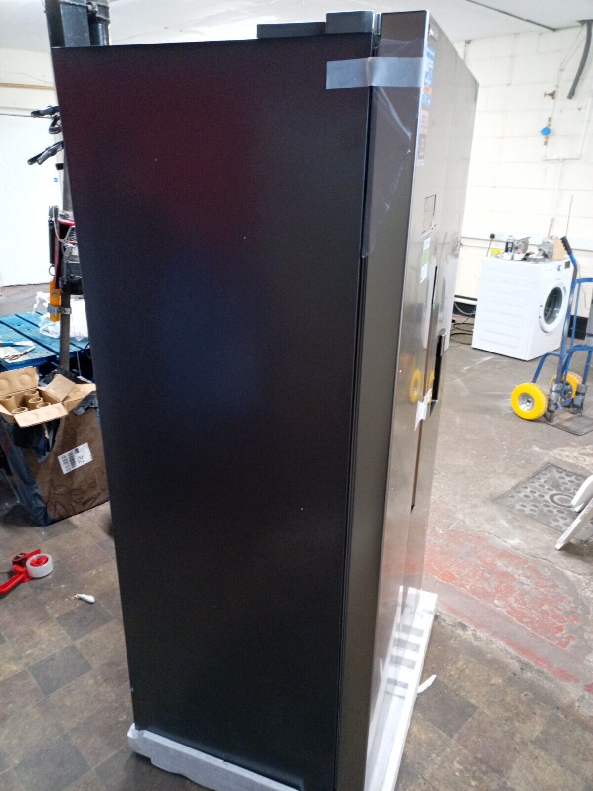 New Stainless Steel Beko ASD2542VX American Fridge Freezer RRP£899 F14