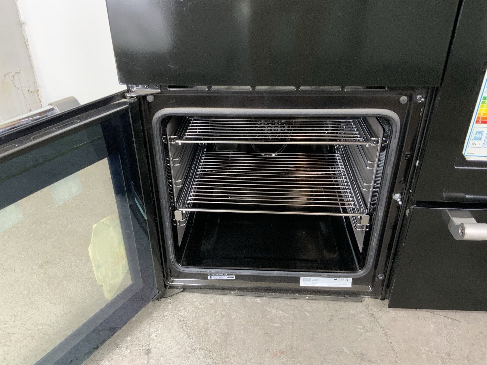 New Graded Black Leisure Cookmaster CK100D210K Range Cooker 100cm RRP £1598 F76