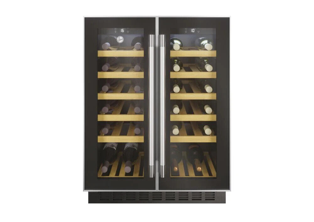 New Graded Hoover HWCB60DD UK 38 Bottle 60 cm Wine Cooler  RRP£699  Z25