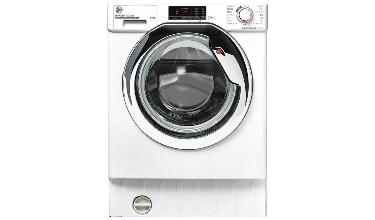 New Graded Hoover HBWS 49D1ACE 9KG Integrated Washing Machine  RRP £539 K10