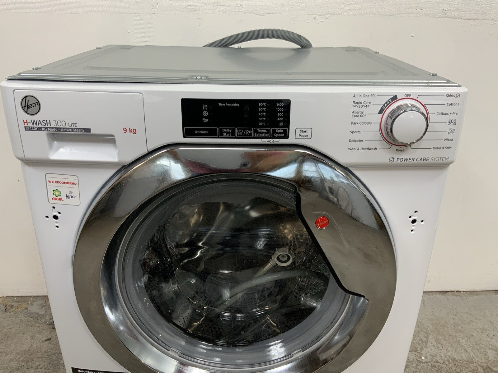 New Graded Hoover HBWS 49D1ACE 9KG Integrated Washing Machine  RRP £539 K10